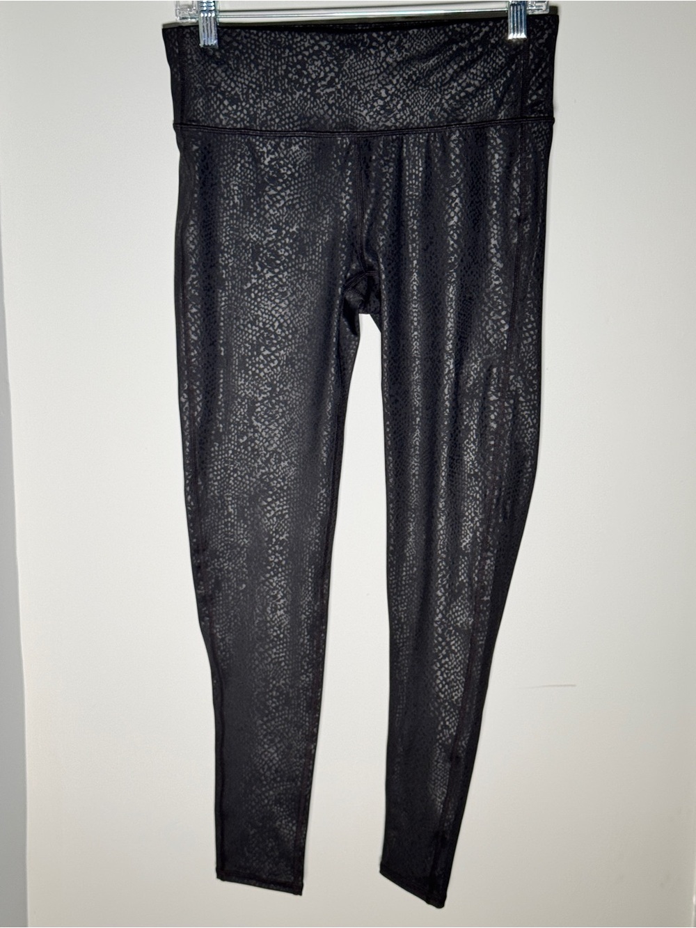 Black Patterned Leggings